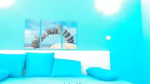 Прекрасная телочка Chickymaya долбит анал самотыком