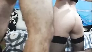 Глубокий минет и жаркий трах брюнетки