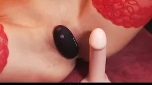 Фантастичная шкура DreamNata шалит с вибратором