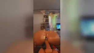 Celine Centino riding дилдо on transparent chair with anal plug snapchat premium порно реальный секс