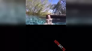 Heidi Grey swimming pool дразнит snapchat premium порно реальный секс