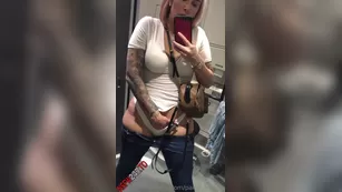 Paige Turnah Misbehaving on the train порно реальный секс