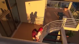 Roxi Keogh getting ебанный by sam bourne on a balcon порно реальный секс