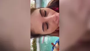 Violet Summers swimming pool POV минет snapchat premium 2020/06/16 порно реальный секс