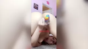 Maddison Grey rainbow дилдо anal мастурбация snapchat premium порно реальный секс