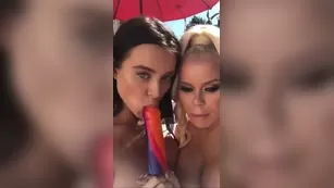 Lana Rhoades 2 girls rainbow дилдо минет snapchat premium порно реальный секс