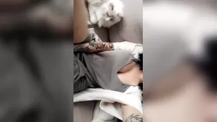 Cortana Blue киска teasing snapchat premium порно реальный секс