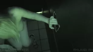 Mya Lane Licking and Jerking a Член at Gloryhole порно реальный секс