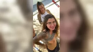 Emily Knight & Heidi Grey & Dakota James & Viking Barbie outdoor public play on tree snapchat premium 2020/05/28 порно реальный секс