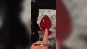 Adriana Chechik anal fisting & gaping snapchat premium порно реальный секс