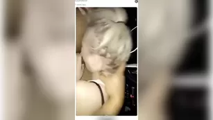 Layna Boo public parking car Blowjob snapchat free