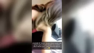 Allison Parker with Rainey James threesome with random pizza guy snapchat free