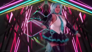 Korina Kova Miku POV dildo toy pussy fucking