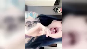 Riae Suicide lollipop shower teasing snapchat free