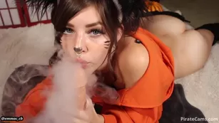 Emma Choice Halloween Party Slut Vape Dildo Blowjob
