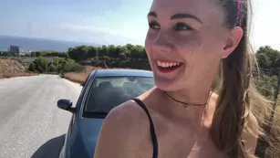 iviroses riding dildo public road on car hood free Adult Webcams live sex