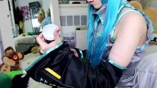 lana rain sexually frustrated miku uses cucumber Adult Webcams porn live sex