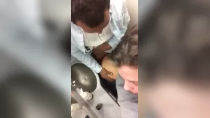 Keisha Grey Boy girl interracial toilet fuck