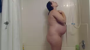 Lanna Amidala 35 weeks pregnant shower head cum Adult Webcams premium porn live sex