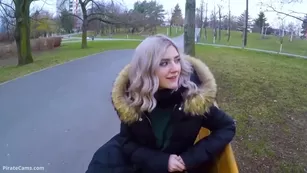 eva elfie cute teen swallows cum for cash public Blowjob in the park amateur sexcams-24.com porn free girls