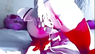 Шальная медсестра LittleAnn разрабатывает задницу