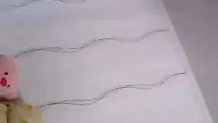 Худенькая потаскушка olga099 ласкает небольшие сиськи