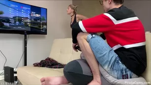 eva elfie step sister gets a creampie & facial while playing a game amateur sexcams-24.com porn free girls