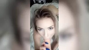 Layna Boo dildo aka POV masturbation snapchat free