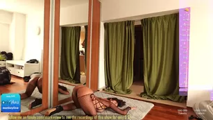 monkeylina горячий приватный стриптиз с латинкой