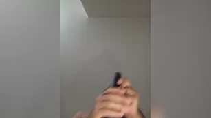 -Smetanka- милфа с большими сиськами раздевается и прислоняет к письке вибратор