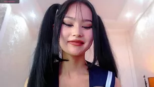 dampling милая тин азиатка трогает волосатую пизденку