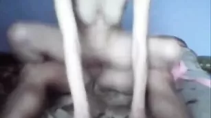 Русская малышка Алёнка грубо трахается