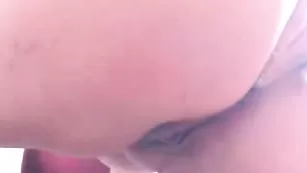 Грудастая толстуха трахает очко в привате Asolsex