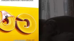 Сисястая блонда Dina-Di лежа на диване дрочит пизду