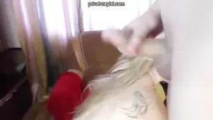 Русская шмара SexyZae4ka482 жарится в очко