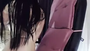 Анальная мастурбацией зажигательной девочки vassabbii