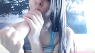 Заводная малышка cherryberry18 растягивает очко