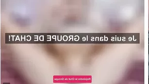 Темноволосая курва HappAnna ласкает большие сиськи