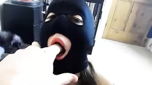 Грудастая чертовка занимается БДСМ daddylovesprincess