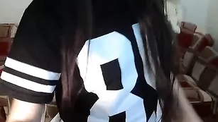 Красивая студентка ashleybulgari вертит сочной попой