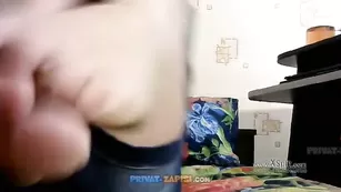 Русская пассия kablu4ok трахнула себя фаллосом