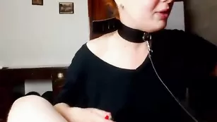 Рыжая чертовка house_of_sin делает минетик