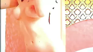 Знойная деваха DanceG раздевается во фри