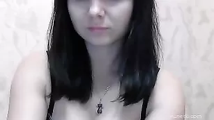 Скромная телочка blackcat в нижнем белье