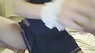 Роскошная блонда LoliMoli трахает задницу