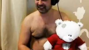 Русский тип с мягкой игрушкой Parochka-DFM