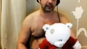 Русский тип с мягкой игрушкой Parochka-DFM