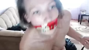 Худая StealYourHear обожает фетиш