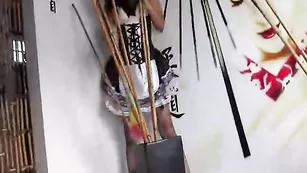 Сексуальная горничная tamarawonder раздевается