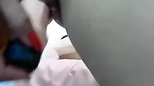 Грудастая путана выебала бритую киску Nanalia